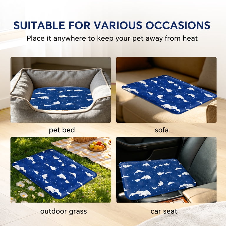 AsterOutdoor Cooling Gel Mat for Dogs & Cats, 23.6x35.4 inches photo 5