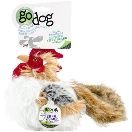 707602 goDog Rooster Ball with Chew Guard 7