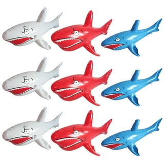 Jet Creations Inflatable Animals 4pcs Shark 24 inch Long- Best for Party Pool