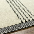 thumbnail image 2 of Livabliss Wool Rugs for Living Room, 5x7 Brook Modern Black Area Rug, Bedroom Dining Room Home Decor Handmade Carpet (5' x 7'6"), 2 of 7