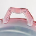 thumbnail image 4 of IRIS USA, Boîte de Rangement en Plastique 30 Pouces Couronne de Vacances, Transparent/rouge, 4 of 6