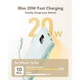 thumbnail image 3 of Power Bank Charmast C2046S 20000mAh 20W con cables integrados, 3 of 9
