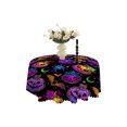 thumbnail image 2 of Mantel Impreso Digital Circular Resistente Al Aceite de Halloween, Tela de 120cm de Diámetro para la Mesa de Café de Comedor, Protege las Superficies de las Manchas, 2 of 5