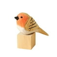 thumbnail image 4 of Miniature Basswood Carving Bird Decoration Sculpture Realistic Design with Block Home Accent Thoughtfuls Gift, 4 of 8
