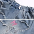 thumbnail image 5 of Ludearly Girls Denim Skirt For Summer Casual Outfits Outdoor Play Versatile Daily Wear Stretch Comfort Fit, 5 of 9
