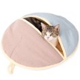 thumbnail image 1 of Sac de Couchage pour Chat Rond Chaud, Lit Suspendu pour Chat, Nid pour Animal, Cachette pour Chat d'Intérieur, 1 of 8