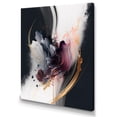 thumbnail image 2 of DESIGN ART Designart "Gold Purple Transcending Complexity I" Abstract Canvas Prints 16 in. wide x 32 in. high, 2 of 5