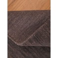 thumbnail image 7 of Rugsotic Carpets Handmade Rugs Hand Knotted Loom Runner 2'8''x10' Charcoal Wool for Indoor Use, 7 of 7