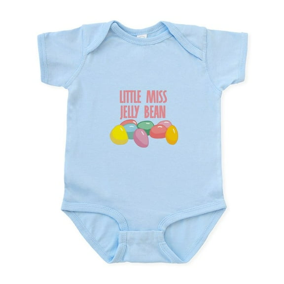 CafePress - Little Miss Jelly Bean Infant Bodysuit - Baby Light Bodysuit, Size Newborn - 24 Months