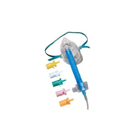 Mask Adapter - Oxygen mask with trach tee adapter, 7 ft. tubing part no. 001247 (50/case)