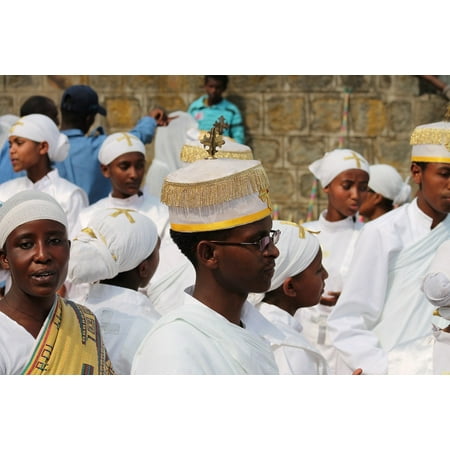 Canvas Print Timkat Celebration Religious Ethiopia Orthodox Stretched Canvas 10 x