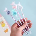 thumbnail image 1 of Lubelski Gel Pen, Rollerball Pens, Butterfly Pattern, Bright Color Ink, 2 Count, 2 Pack, 1 of 7