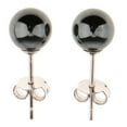 thumbnail image 2 of 1 Mm Pequeñas de Agua Dulce Naturales Reales de Plata Joyería Yuyangstore Aretes de perlas de agua dulce, 2 of 5