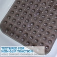 SlipX Solutions Extra Long Non-Slip Large Tub Mat, Washable Vinyl Bath ...