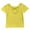 Yellow, variant on Toddler Girls solid color short sleeve shirt T Shirts Ruffle Short Sleeve Summer 0-24 Months 2t 3t 4t 5t 6t 7t Pleated Crewneck Casual Tops Tees Blouses Gibobby,12-24 Months,Yellow
