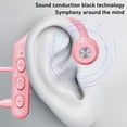 thumbnail image 5 of LACKUST Open Ear Wireless Bluetooth Headphones,Clearance Noise Cancelling Bluetooth Headphones for Kids,Sweatproof Sports Headphones with Mic,Pink, 5 of 7