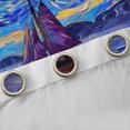 thumbnail image 4 of Feelyou Marine Oil Printing Curtains Pack of 2 (42x84 Each) for Teen, Psychedelic Starry Sky Curtains Blackout, Ocean Nautical Theme Bedroom Curtains, Blackout Curtains Home Decor, 4 of 6
