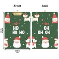 thumbnail image 5 of FORMRS Acrylic Clipboard with Low Profile Clip Standard A4 Letter Size, 12.5" x 9", Christmas Santa, 5 of 8