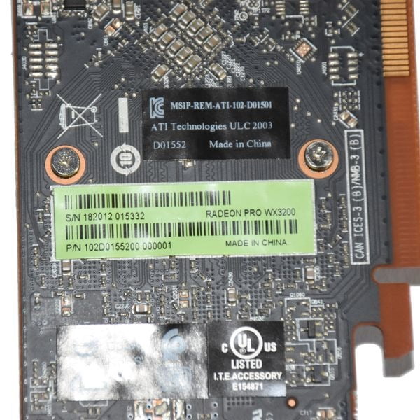FOR Pro WX3200 4GB GDDR5 Graphics Card X4 Mini DisplayPort Professional Graphic Design Graphics Card CAD/PS WX 3200 4G