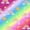 Yellow Pink Blue, variant on Manfei Kawaii Rainbow Twin Fitted Sheet, Bling Stars Galaxy Print Bedding, Blue Purple, 2-Piece, 1 Fitted Sheet and 1 Pillowcase