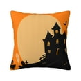thumbnail image 1 of ZICANCN Decorative Throw Pillow Covers , Haunted House Couch Sofa Decorative Knit Pillow Covers for Living Room Farmhouse 16"x16", 1 of 8