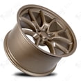 thumbnail image 4 of Set of 20" Staggered Matte Bronze Flow Forged Anniversary Style Wheels for Dodge Challenger, Charger (20x9.5/20x11, 15/18mm Offsets), 4 of 7