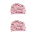 thumbnail image 1 of mmirethe Bonnet de Nuit en Coton Doux et Extensible pour la Perte de Cheveux Rose 56-58cm 2Set, 1 of 6