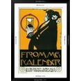 thumbnail image 5 of Art.com Fromme Calendar Printers Art Print by Alphonse Mucha, Black Frame Wall Art, 32" x 44", 5 of 5