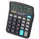 thumbnail image 4 of Calculadora básica de escritorio portátil de doble potencia de 12 dígitos con pantalla LCD grande y botón grande y sensible, 4 of 7