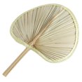 thumbnail image 4 of PAMINGONO 1Set Fans Handheld Woven Leaf Great For Keeping Cool At The Beach Or During Parties, 4 of 8