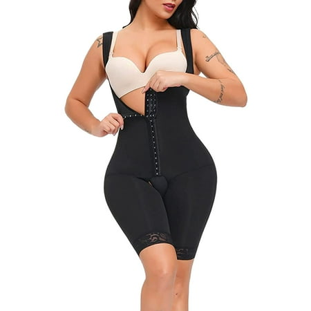 

Women Tummy Control Fajas Colombianas Body Shaper Open Bust Bodysuit Shapewear Note Please Buy One Or Two Sizes Larger