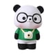 thumbnail image 2 of Alcancía con escultura de panda, decoración decorativa para San Valentín, linda alcancía. Verde, 2 of 9