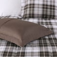 thumbnail image 4 of Ensemble Mini Couette en Microfibre Imprimée Polyester Madison Park Essentials Marron, 4 of 10