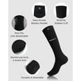 thumbnail image 4 of Venustas Heated Socks for Men Women with Batteries, 3D Half-Sole Heating, Rechargeable Electric Socks for Skiing, 4 of 7