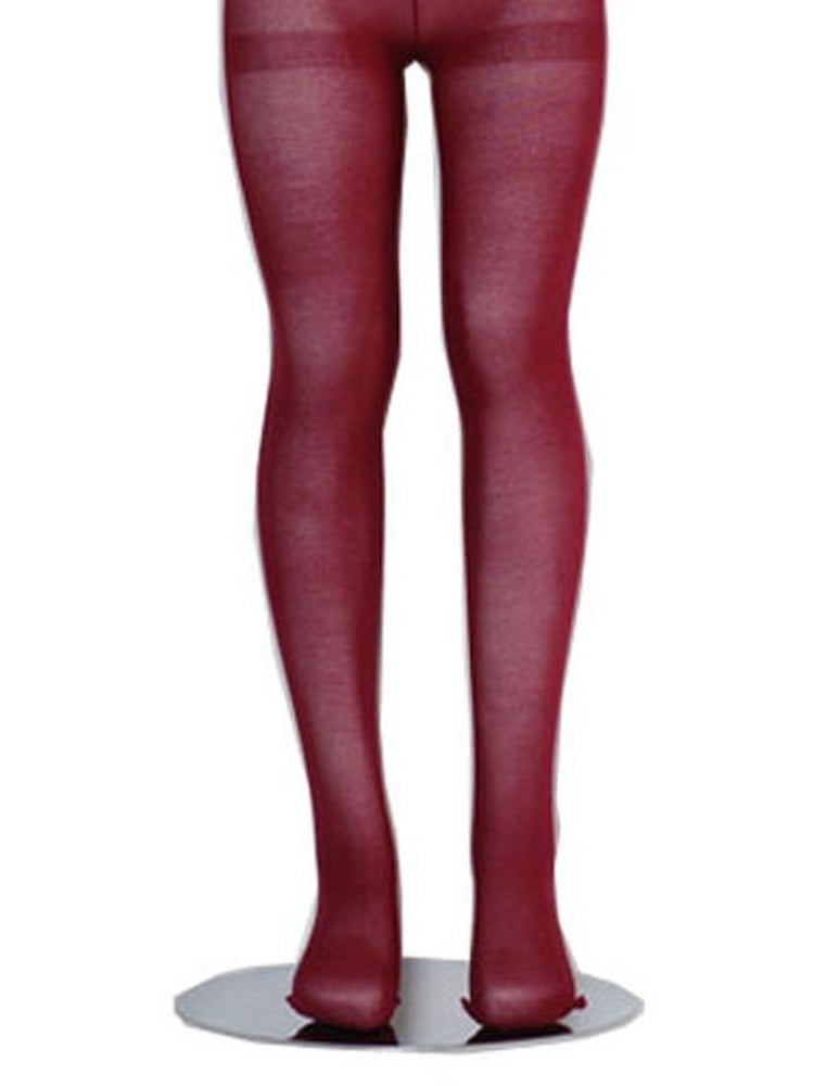 baby burgundy tights