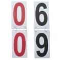 thumbnail image 3 of GOGO 2 Sets Waterproof Flip Scoreboard Numbers, 4 x 7 inch, Visible White Number 0-9 Double Sides, 3 of 8