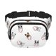 thumbnail image 1 of Disketp Bbaseball Dog Riñonera de Doble Capa, Bolsa de Cintura Ajustable para Viajes, Correr y Senderismo, Riñonera Ligera para Hombre y Mujer, 1 of 9