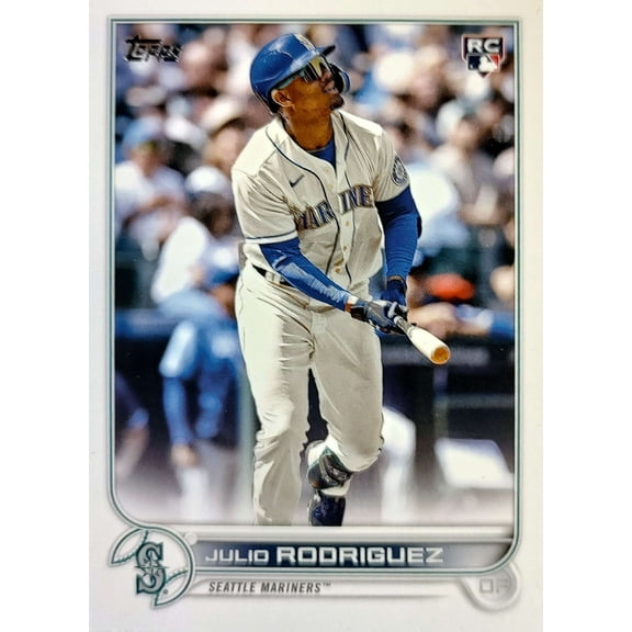 MLB 2022 Topps Update Baseball Julio Rodriguez Trading Card US44 (Rookie)