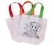 thumbnail image 5 of Bolsa de regalo para fiesta de cumpleaños de niños para colorear esta bolsa de embalaje bolsa de graffiti no tejida para jardín de infantes para colorear a mano, 5 of 5