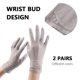 thumbnail image 2 of 2 pares de guantes de protección solar para mujer, de encaje, de verano, anti-ultravioleta, finos, para exteriores, con pantalla táctil, antideslizantes, de seda helada, guantes 592, 2 of 5