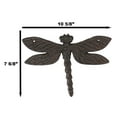 thumbnail image 2 of Pack Of 2 Rustic Forged Cast Iron Whimsical Auspicious Dragonfly Wall Decors, 2 of 10