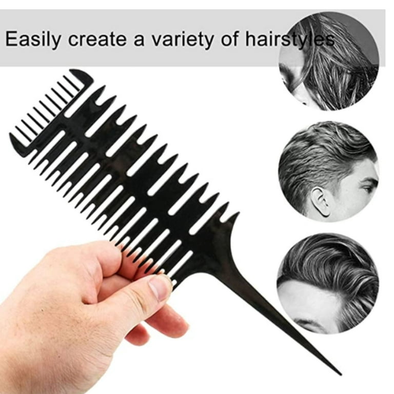 Hair Dyeing Comb 3-Way Sectioning Highlight Comb Professional Weave Weaving  Comb Hair Dye Styling Tool For Salon Use - AliExpress