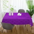thumbnail image 6 of Coolnut Mardi Gras Purple Tablecloth Rectangle Colorful Table Cloth Large Square Table Cover for Dining Kitchen Party 60"x90" Decor Gift, 6 of 7
