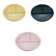 thumbnail image 1 of de platos en pulgadas, de comida de 3 secciones, reutilizable, para bebés, y adultos Macarena Placa Compartimentada, 1 of 8