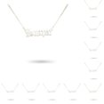 thumbnail image 2 of sweethay Retro inglés letra zodiaco collar Ins Chic DIY colgante para amante amigo Festival cumpleaños regalos Escorpio plata Escorpio Plata 10piezas sweethay CBP216269, 2 of 5