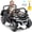 Black, variant on Sunnyfree 12V Kids Dump Truck with Remote, Ride on Toys with Dump Bed and Shovel, Kids Electric Car with Bluetooth Music, Stories, Spring Suspension, Led Lights, Green