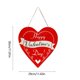 thumbnail image 4 of Xihbxyly Letrero de San Valentín, Encantador Corazón de Madera, Alegre Adorno Colgante Rojo, Mdf Resistente, para Uso En Interiores y Exteriores, Regalo Romántico, Fácil de Colgar., 4 of 7