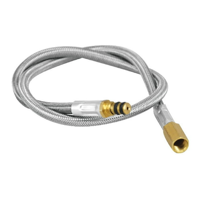 BRS Extended Hose for Camping Stove - 44cm Rubber & Steel Wire Tube, BRS-17F Model, Easy to Use Accessory