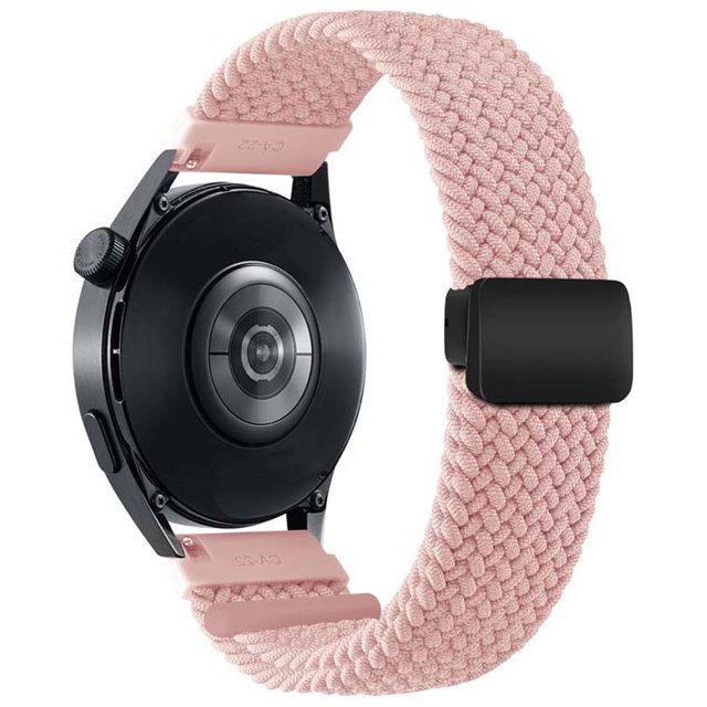 Nylon Braided Loop Strap For OnePlus Watch 2 3 Smart Watch Band Replace Bracelet For OPPO Watch X Realme Watch 3 S Pro Wristband Light pink For Realme S S Pro