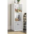 thumbnail image 2 of Whitmor Storage Rack - 3 Compartment(s) - 36.2" Height x 12.6" Width x 11.8" Depth - Stackable, Durable - White - Particleboard, Laminate, Wood, 2 of 4